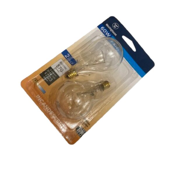 Westinghouse 60W Fan Lightbulbs 2 Packs New - Picture 2 of 6